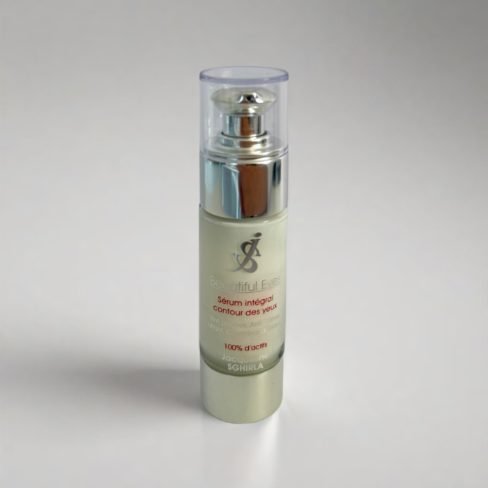 Beautiful Eyes - Contour des Yeux Anti-Rides – 100% Actifs, Acide Hyaluronique, Anti-Cernes & Poches