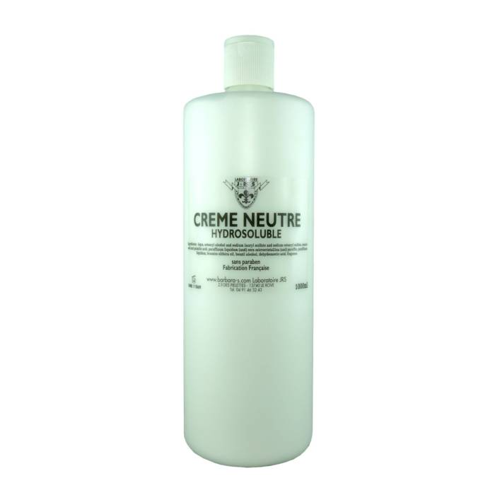 Crème Neutre de Massage creme neutre 1000ml pipette laboratoire jrs