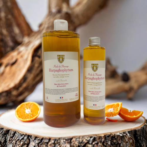 Huile de Massage Harpagophytum huile harpagophytum laboratoirejrs