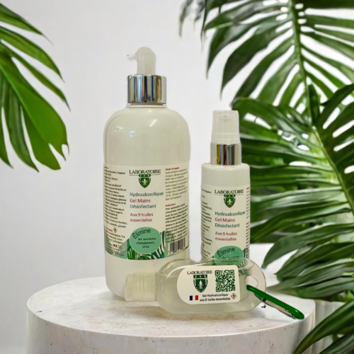 Gel Hydroalcoolique aux huiles essentielles gel hydroalcoolique aux 9 huiles essentielles laboratoirejrs e1744814461409