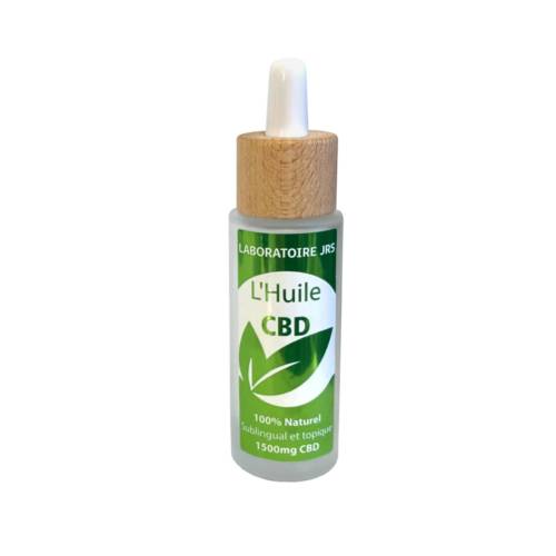 L'Huile CBD 1500 mg – Sérum 2-en-1 Sublingual & Topique Sérum naturel 2-en-1 à base de CBD pur (5%), à utiliser sous la langue ou en soin visage. Apaise stress, douleurs, troubles du sommeil. Nourrit, protège et illumine la peau. 100% naturel, sans THC, certifié sans pesticides ni métaux lourds. Contient : CBD isolat, huiles de cannabis, prune, germes de blé, carotte, noix de Grenoble.