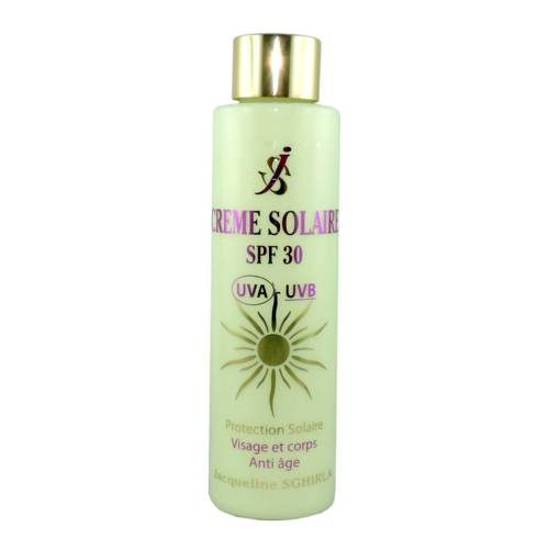 Crème Solaire Anti Age creme solaire 150ml jacqueline sghirla scaled