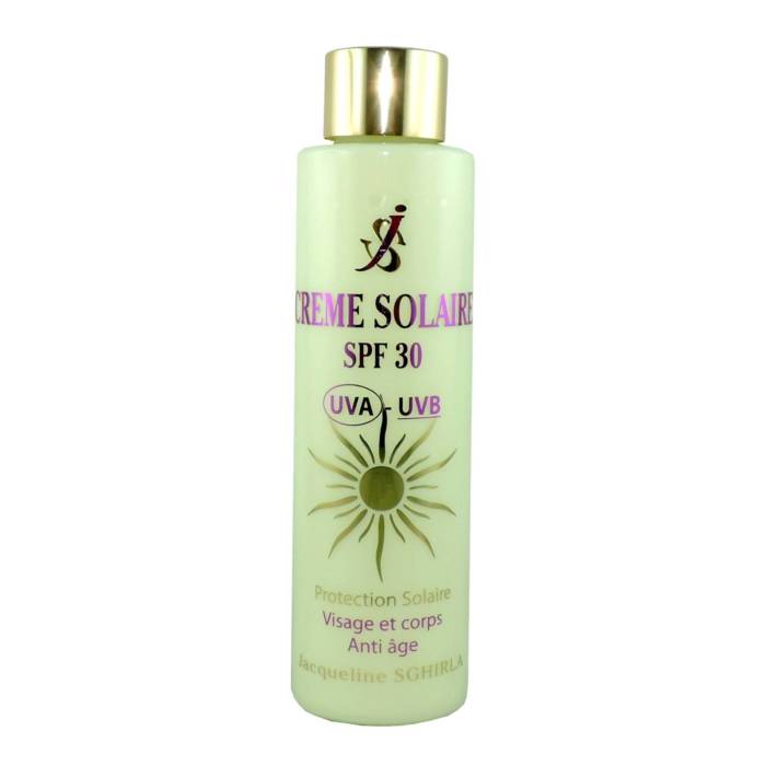 Crème Solaire Anti Age creme solaire 150ml jacqueline sghirla scaled