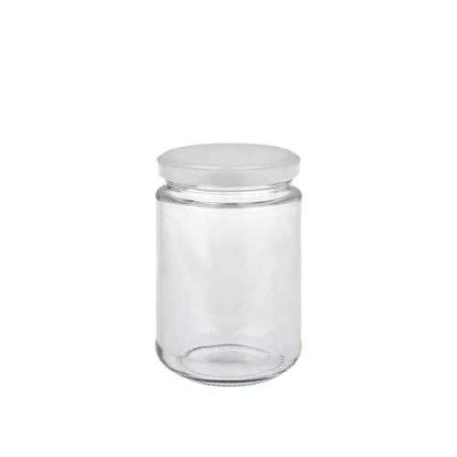 Pot en verre 400ml + couvercle métal pot en verre 400ml avec couvercle metal laboratoirejrs