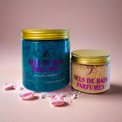 Sels de Bain Aromatique sels de bain parfumes jacquelinesghirla