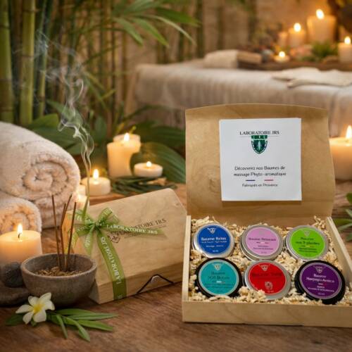Coffret baume massage