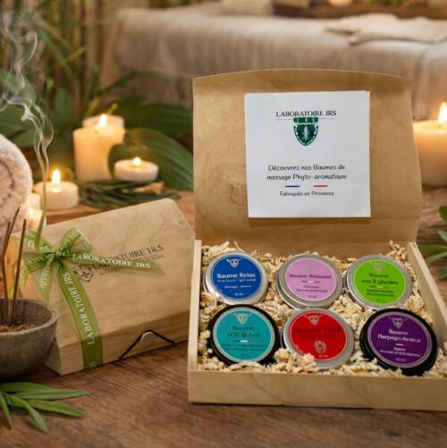 Coffret baume massage