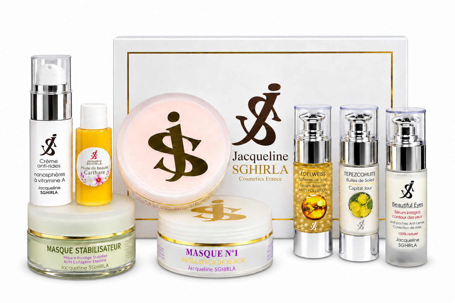 Capsule d'automne FANNY VEYRAC PACK DE RENTREE COSMETIQUE JS JACQUELINE SGHIRLA